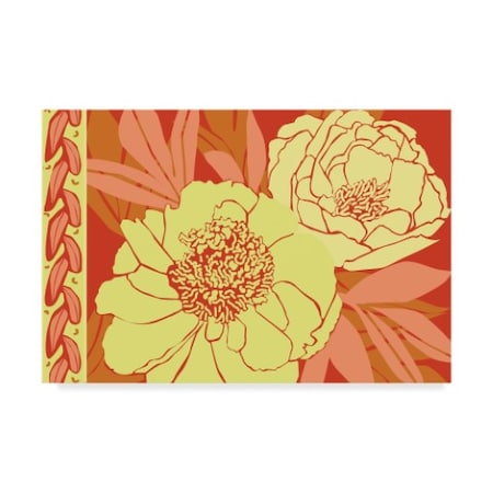 Art Licensing Studio 'Color Bouquet Yellow Orange' Canvas Art,30x47